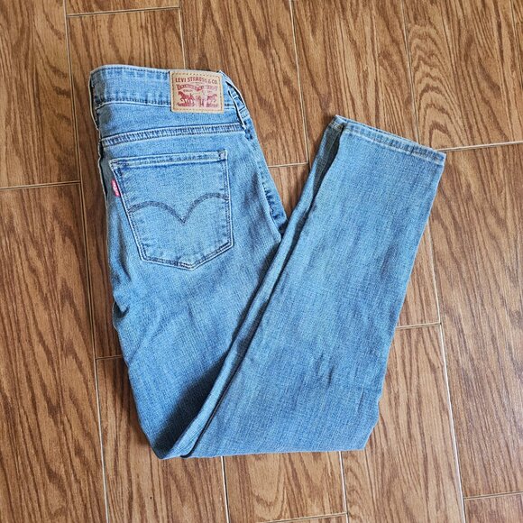 ✨ Levi's 711 Bejeweled Skinny Jeans – Size 31, Light Wash - Picture 4 of 4